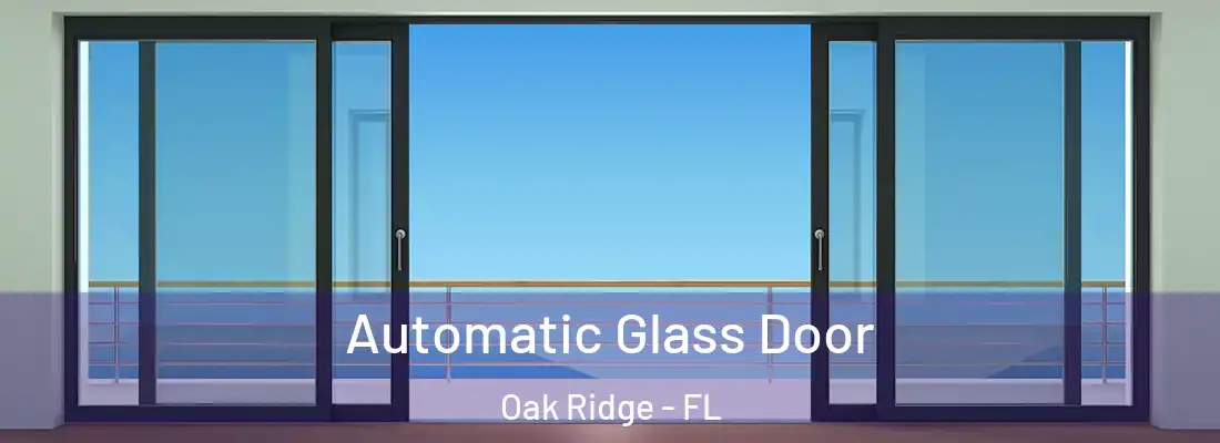 Automatic Glass Door Oak Ridge - FL