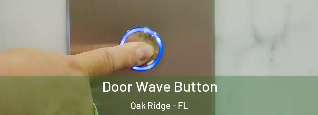 Door Wave Button Oak Ridge - FL