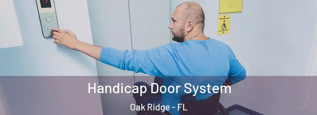 Handicap Door System Oak Ridge - FL