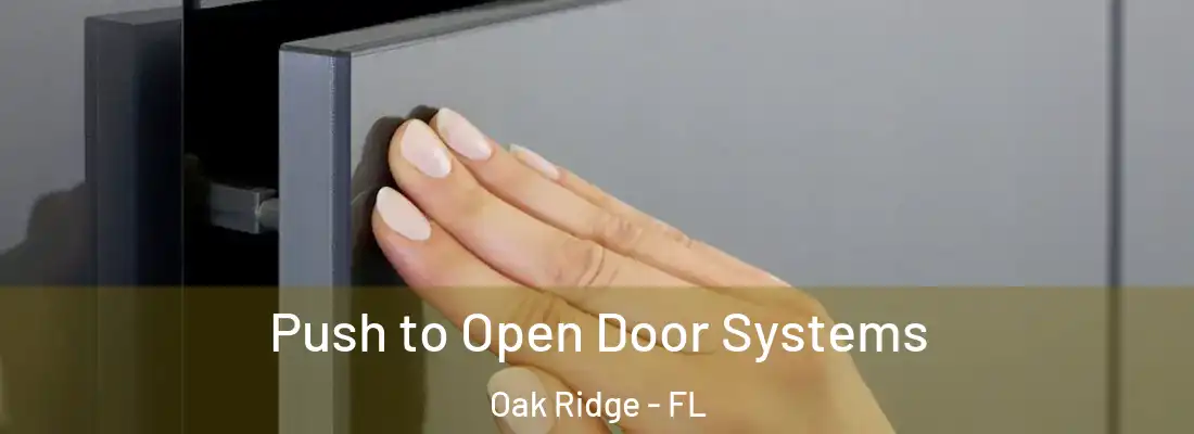 Push to Open Door Systems Oak Ridge - FL